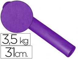 Papel kraft liso lila bobina 31 cm. 3,5 Kg.